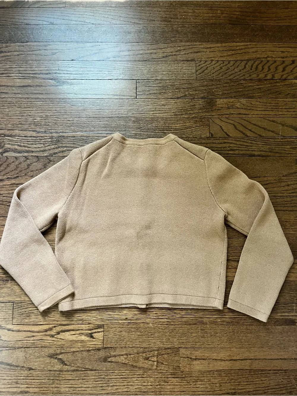 J. Crew Women's Camel Knit Button-Front Cardigan